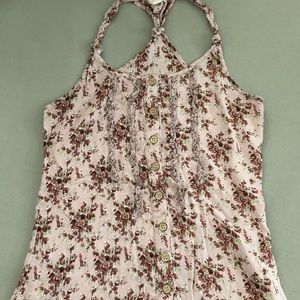 Mine Floral Racerback Tank